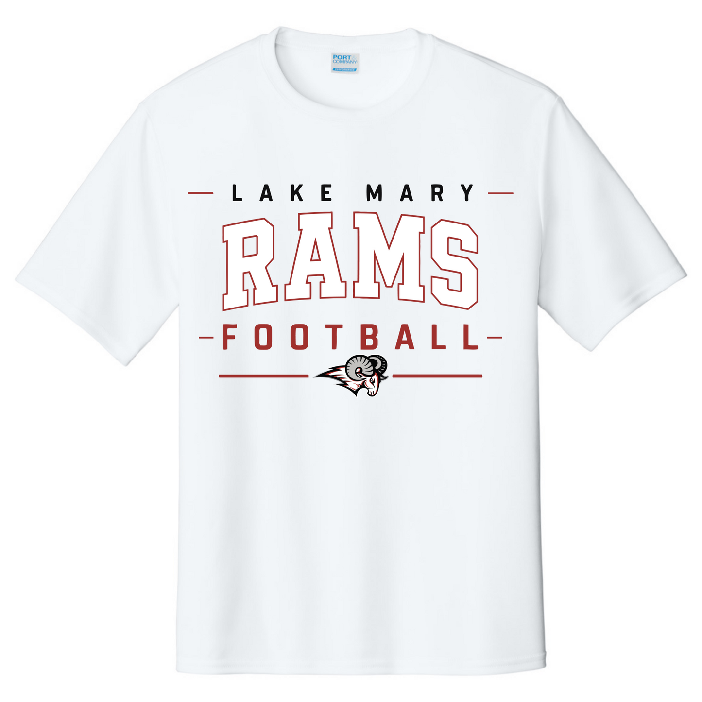 LM Rams Arch White Short Sleeve
