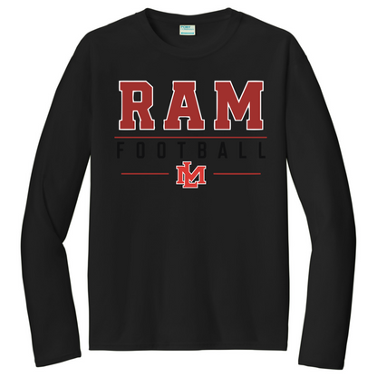 RAM Football Black Long Sleeve