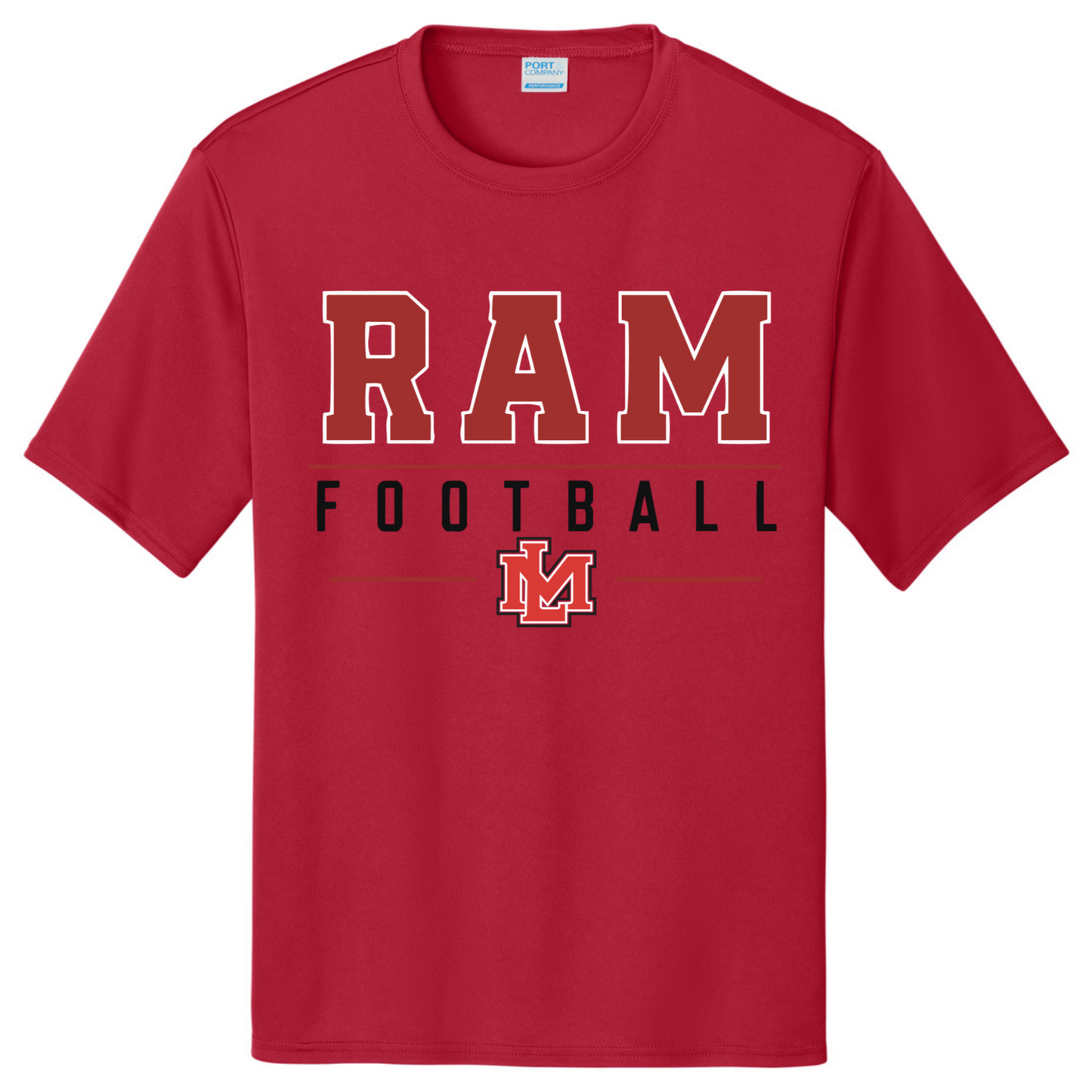 RAM Football Black Short Sleeve
