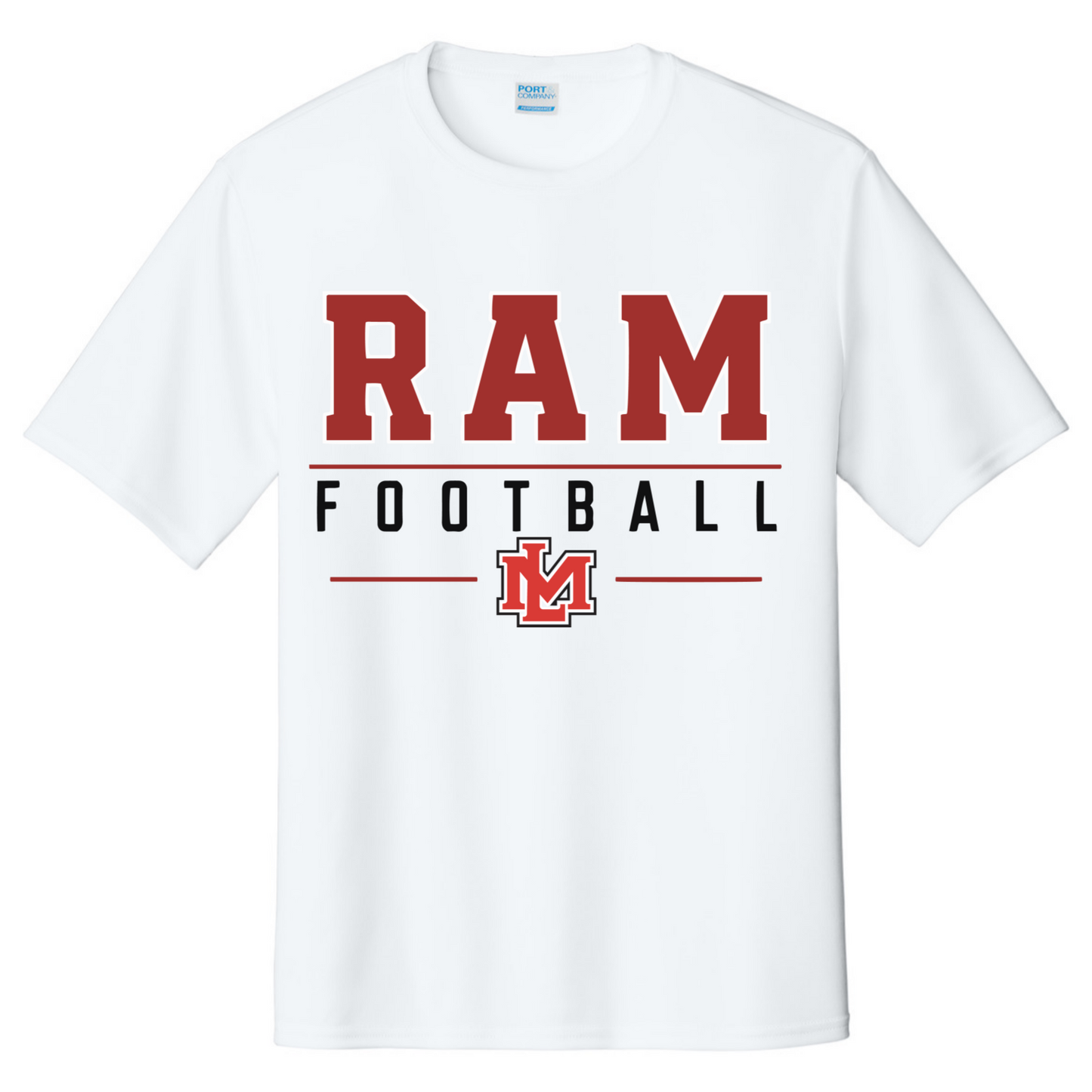 RAM Football Black Short Sleeve