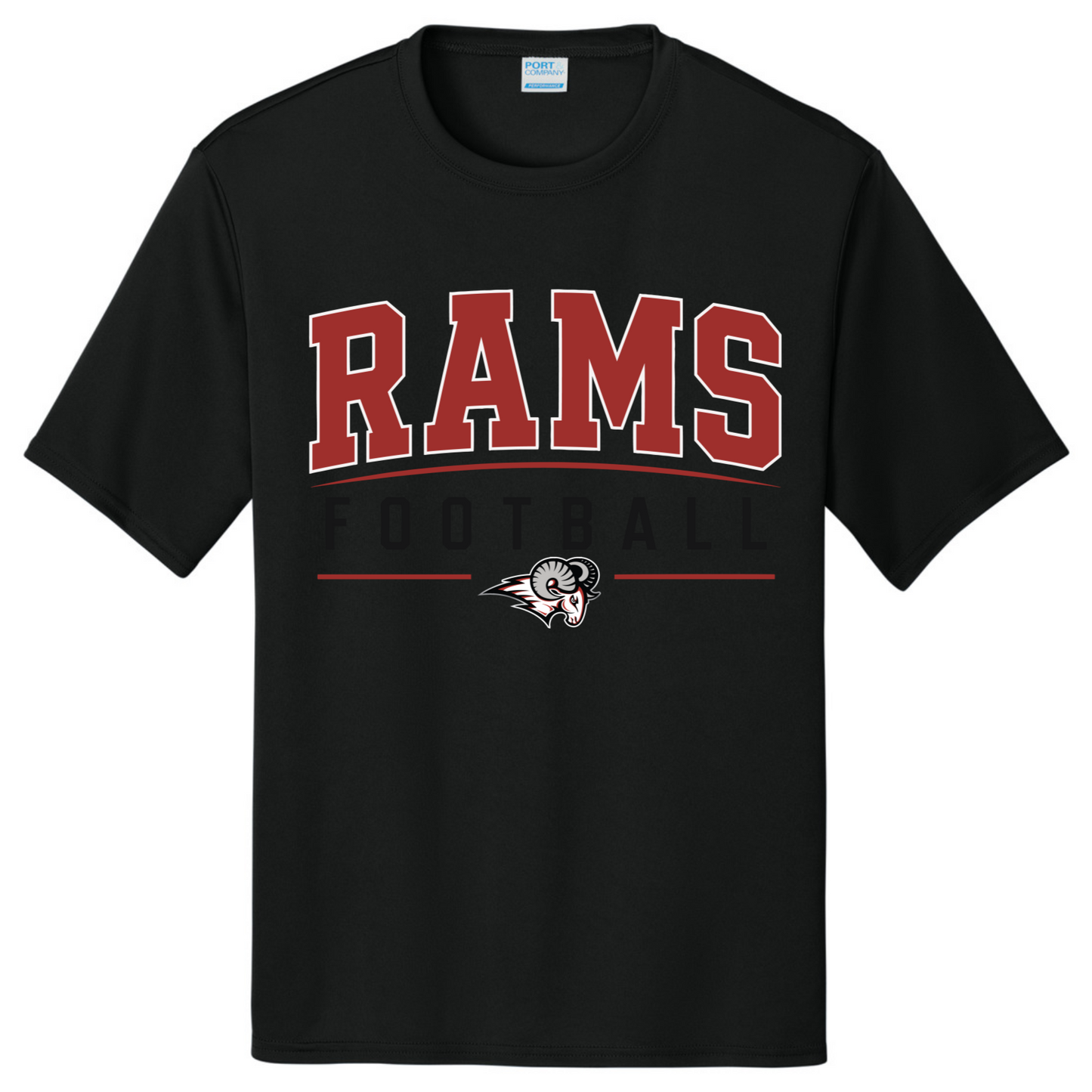 Rams Arch Red Short Sleeve