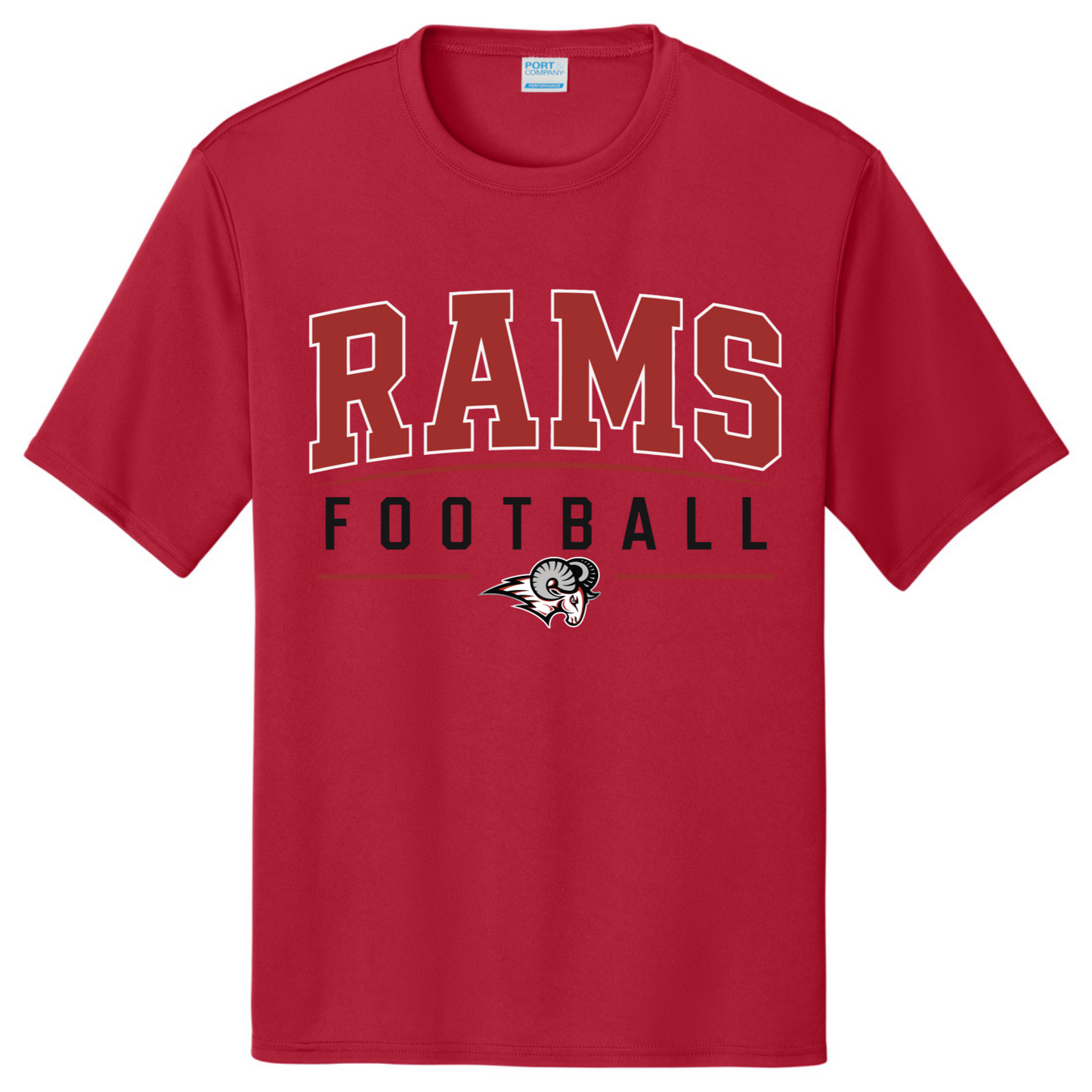 Rams Arch Red Short Sleeve