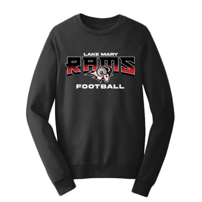 RAMS Fade Football Crewneck