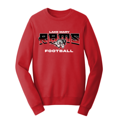 RAMS Fade Football Crewneck