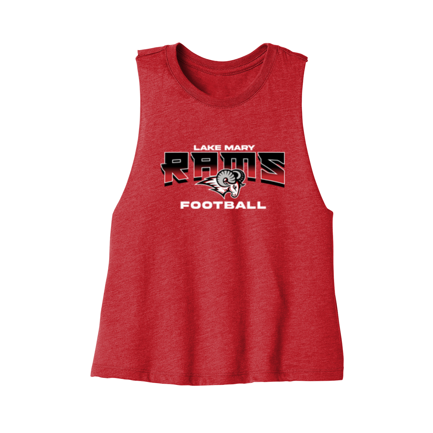 RAMS Fade Football CROPPED Tank