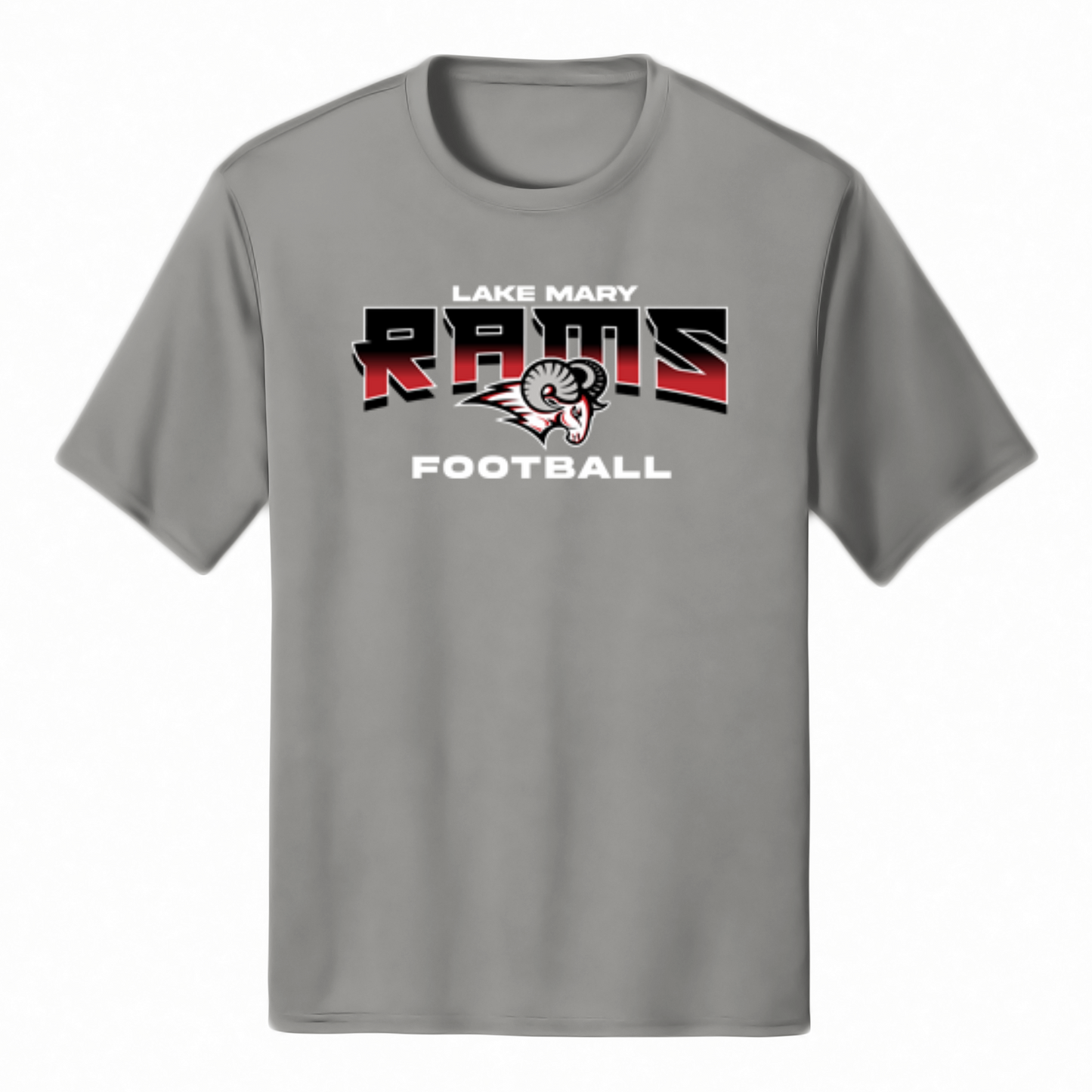 RAMS Fade Football Tee