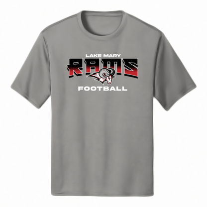 RAMS Fade Football Tee