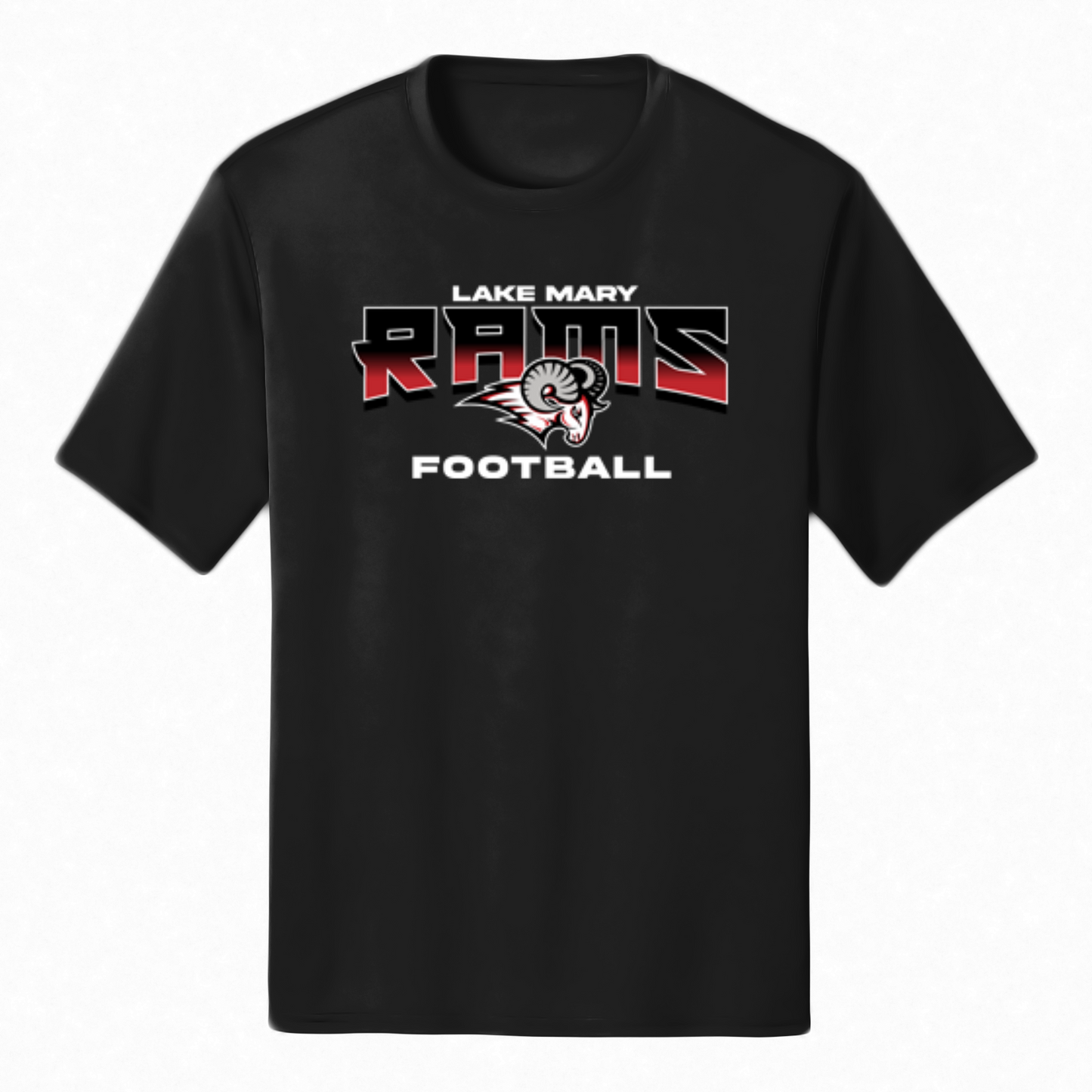 RAMS Fade Football Tee
