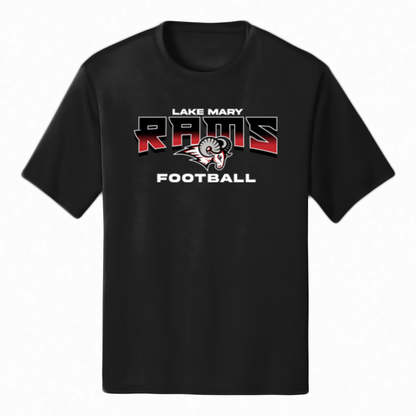RAMS Fade Football Tee