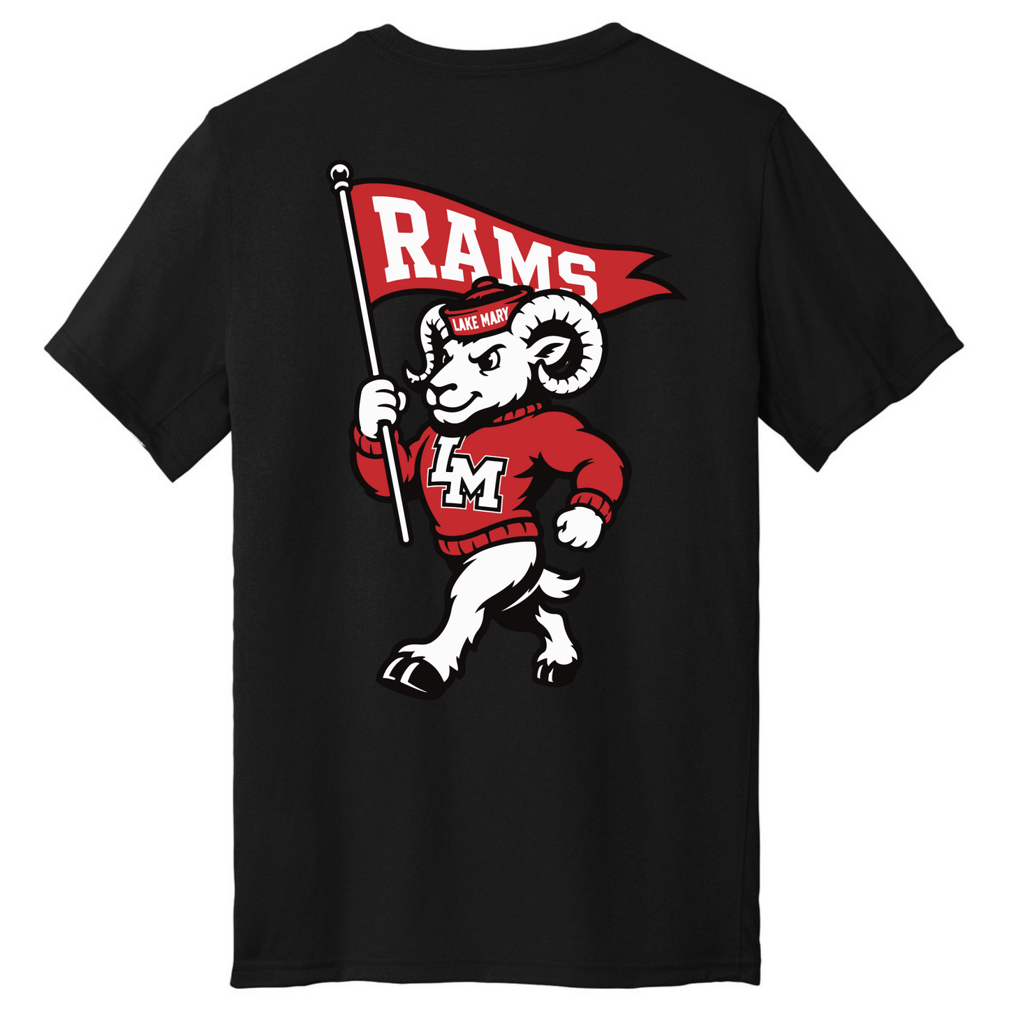 Rams Flag Red Black
