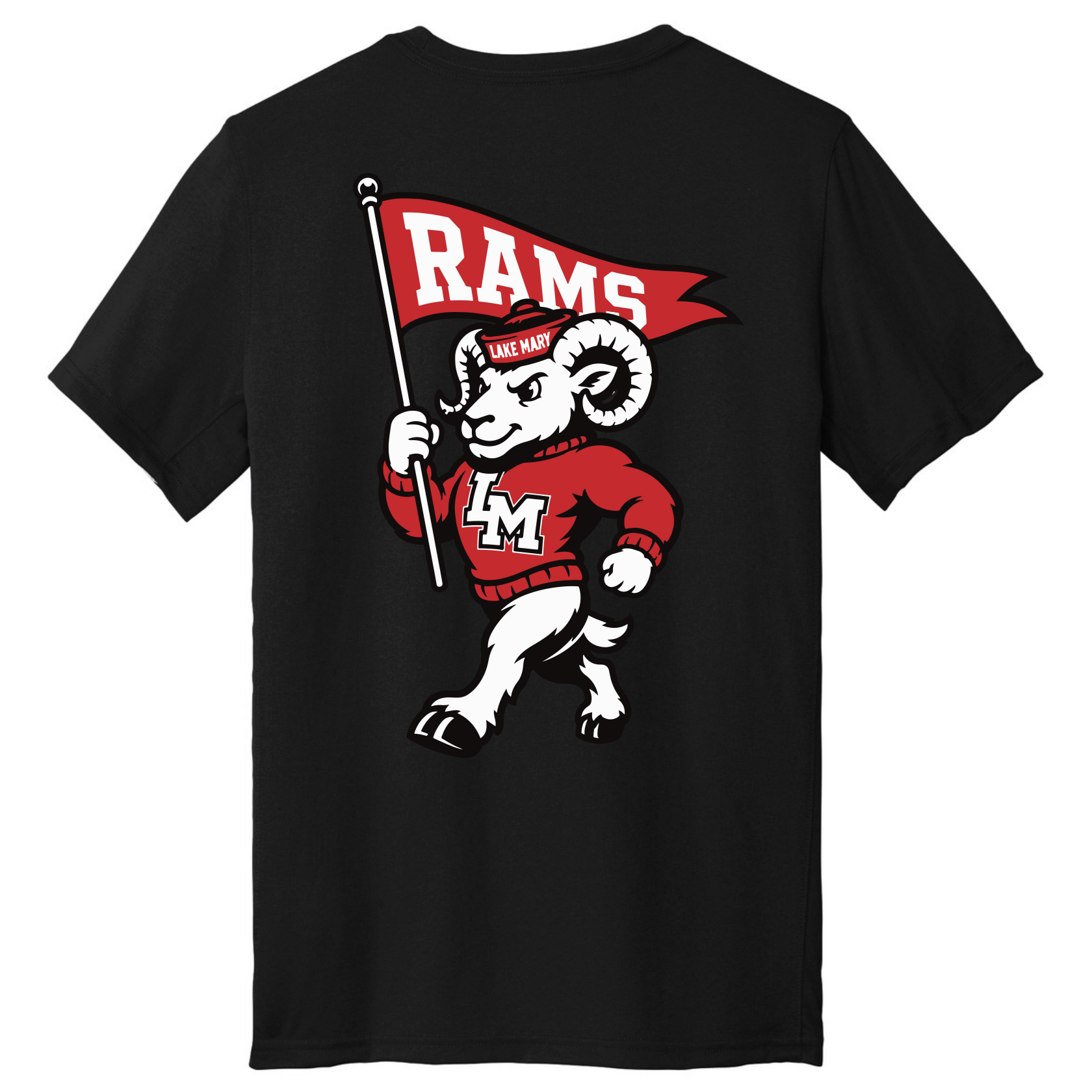 Rams Flag Red Black