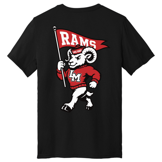 Rams Flag Red Black