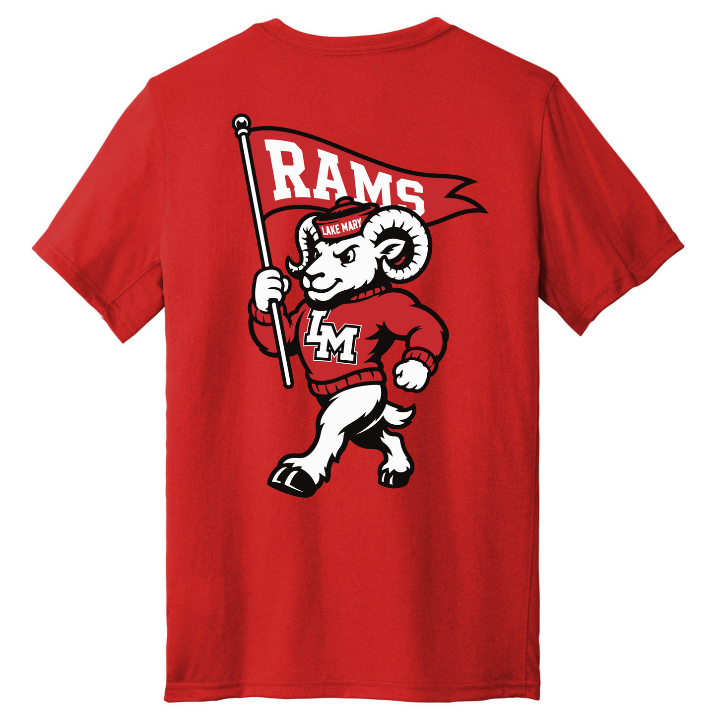 Rams Flag Red Black