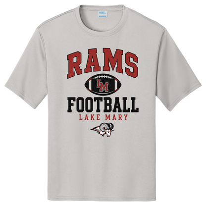 Rams LM Football Black Short Sleeve