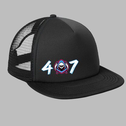 Reapers 407 Flat Bill Foam Trucker