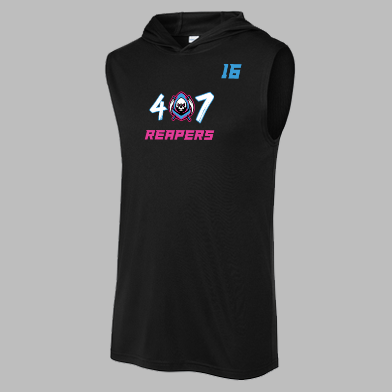 Reapers Number Drifit Hooded Tank (Customized)