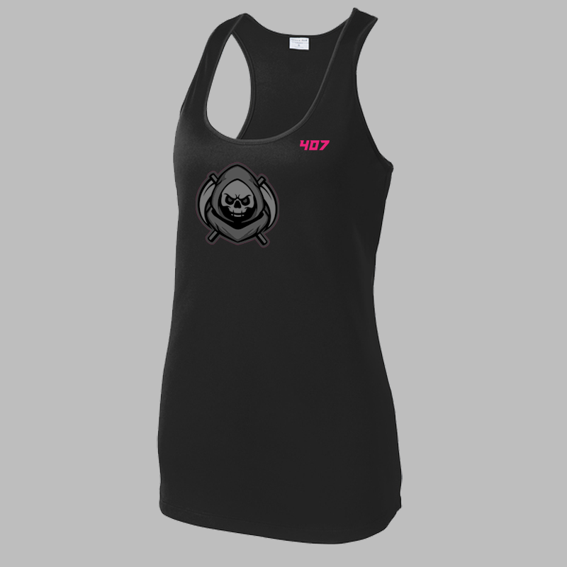 Reapers Womens Smoke Racerback Drifit Tank