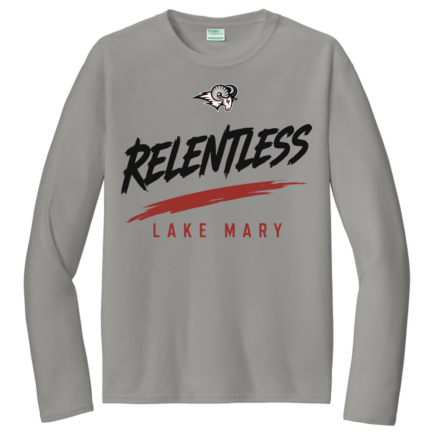 LAKE MARY Tees Relentless LakeMary Black@2x Long Sleeve - Long Sleeve