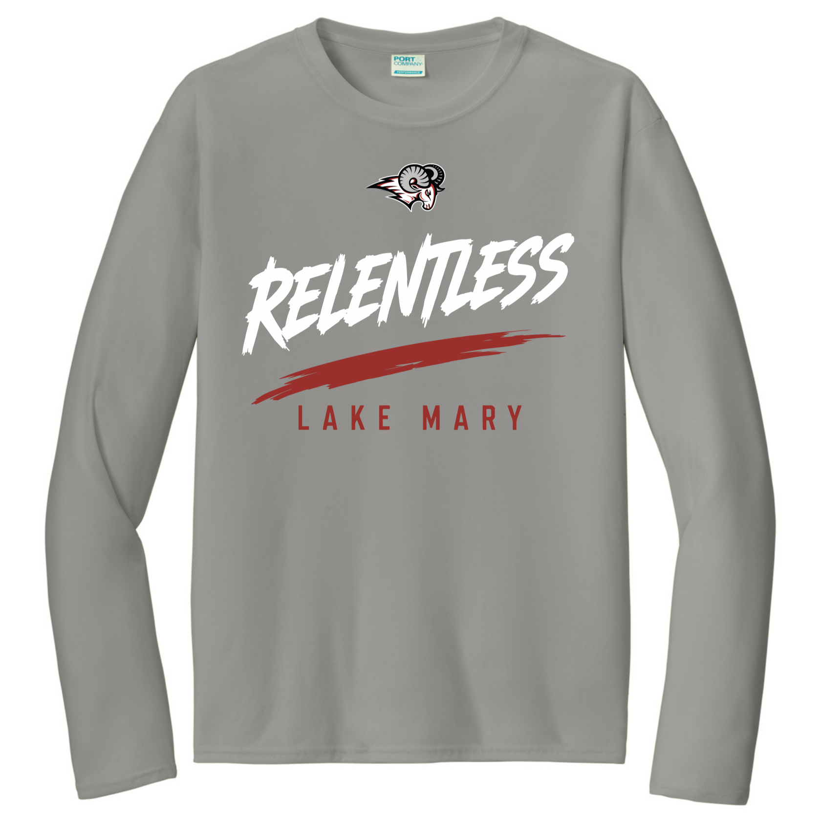 LAKE MARY Tees Relentless LakeMary White@2x Long Sleeve - Long Sleeve