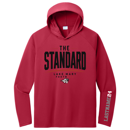 The Standard Black Personalized Long Sleeve Hoodie